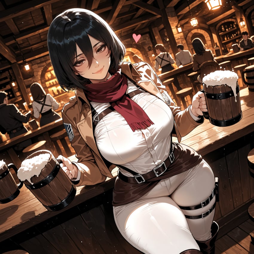 Mikasa Ackerman (Shingeki No Kyojin) Rule 34 Image