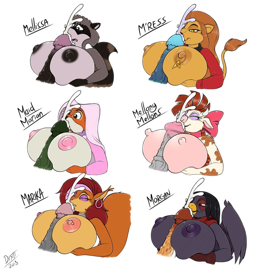 2018 6+girls 6girls alien anthro anthro_only avian big_breasts bird bovine bow breasts caitian_(species) cattle clothing combadge corvid cum cumshot disney drxii ejaculation erection female fur hi_res huge_breasts maid_marian mammal marika_(teer) melissa_raccoon mellany_mellons morgan multiple_girls nipple_piercing nipples orgasm outercourse paizuri penis procyonid raccoon raven_(bird) robin_hood_(disney) rodent sex shiboline_m'ress squirrel star_trek star_trek_the_animated_series starfleet_uniform straight teer text the_raccoons