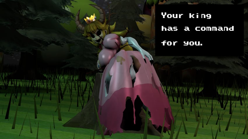 3d 3d_(artwork) big_ass big_breasts coronation_day_(creepypasta) creepypasta dress earrings female female_only futa_only futanari house_of_horrorbrews mario_(series) peach.exe princess_peach princess_peach_(coronation_day) ripped_clothing super_mario_bros. super_mario_world