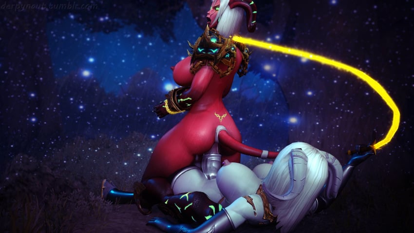 3d abs animal_genitalia ass balls derpynaut dickgirl draenei eredar futa_on_futa futa_only futanari horsecock huge_cock intersex lightforged_draenei penis reverse_cowgirl_position sex source_filmmaker testicles world_of_warcraft