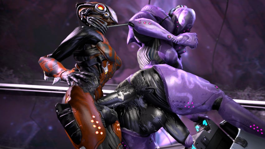 anal big_penis cum forced from_behind_(disambiguation) futa_on_futa futanari graxx huge_ass intersex large_ass large_penis looking_at_viewer looking_back nyx_(warframe) penis saryn_(warframe) sex space standing thick_thighs video_games voluptuous warframe white-crow wide_hips