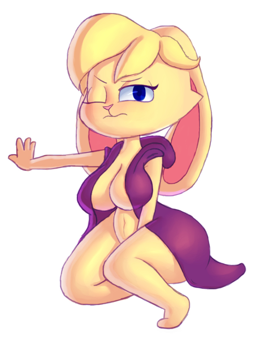 anormaluser anthro bianca_(spyro) female lagomorph mammal rabbit solo spyro_the_dragon video_games white_background