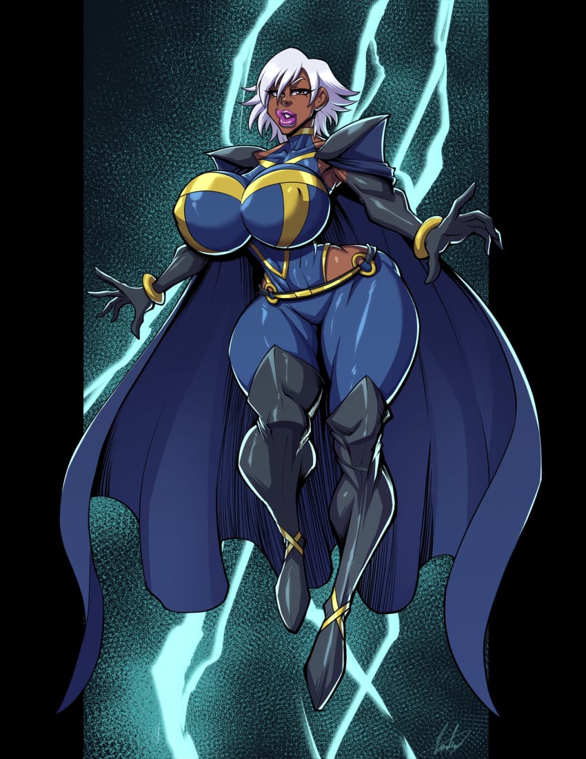 1girls african african_female ass big_ass big_breasts bimbo breasts brown-skinned_female brown_body brown_skin busty dark-skinned_female dark_skin digital_media_(artwork) female female_focus fontez hero heroine hips hourglass_figure huge_ass huge_breasts human large_ass large_breasts legs lightning marvel marvel_comics mature mature_female mutant ororo_munroe round_breasts slim_waist storm_(x-men) superhero superhero_costume superheroine thick thick_legs thick_thighs thighs top_heavy voluptuous voluptuous_female waist white_hair wide_hips x-men x-men_(2011)