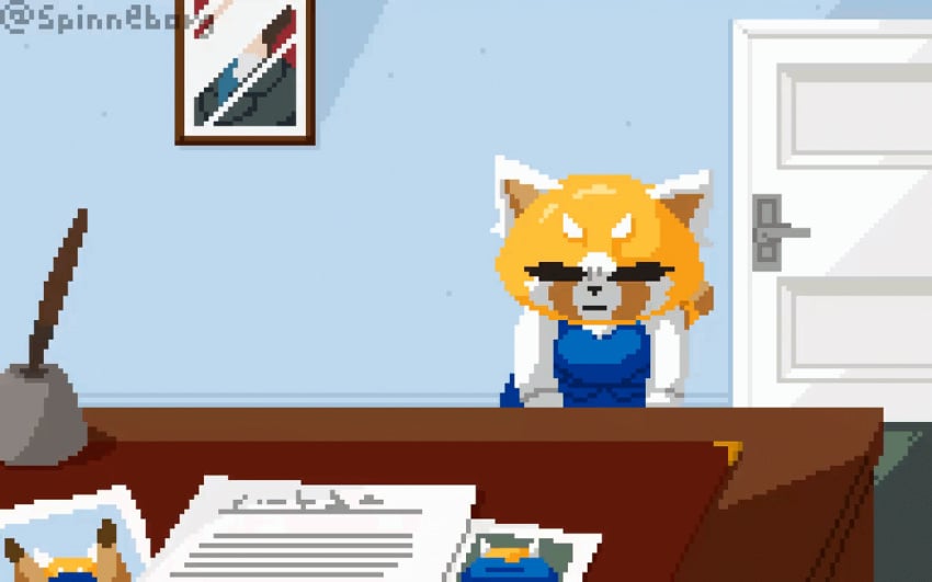 1boy 1girls 2024 aggressive_retsuko aggretsuko animated animated_gif better_version_at_source big_ass big_breasts breasts bubble_butt character_request cut_to_sex female furry huge_ass instant_loss instant_loss_2koma male office office_lady office_sex retsuko sanrio sex spinneborg tagme that_escalated_quickly thick_thighs unprofessional_behavior vaginal wide_hips work_in_progress