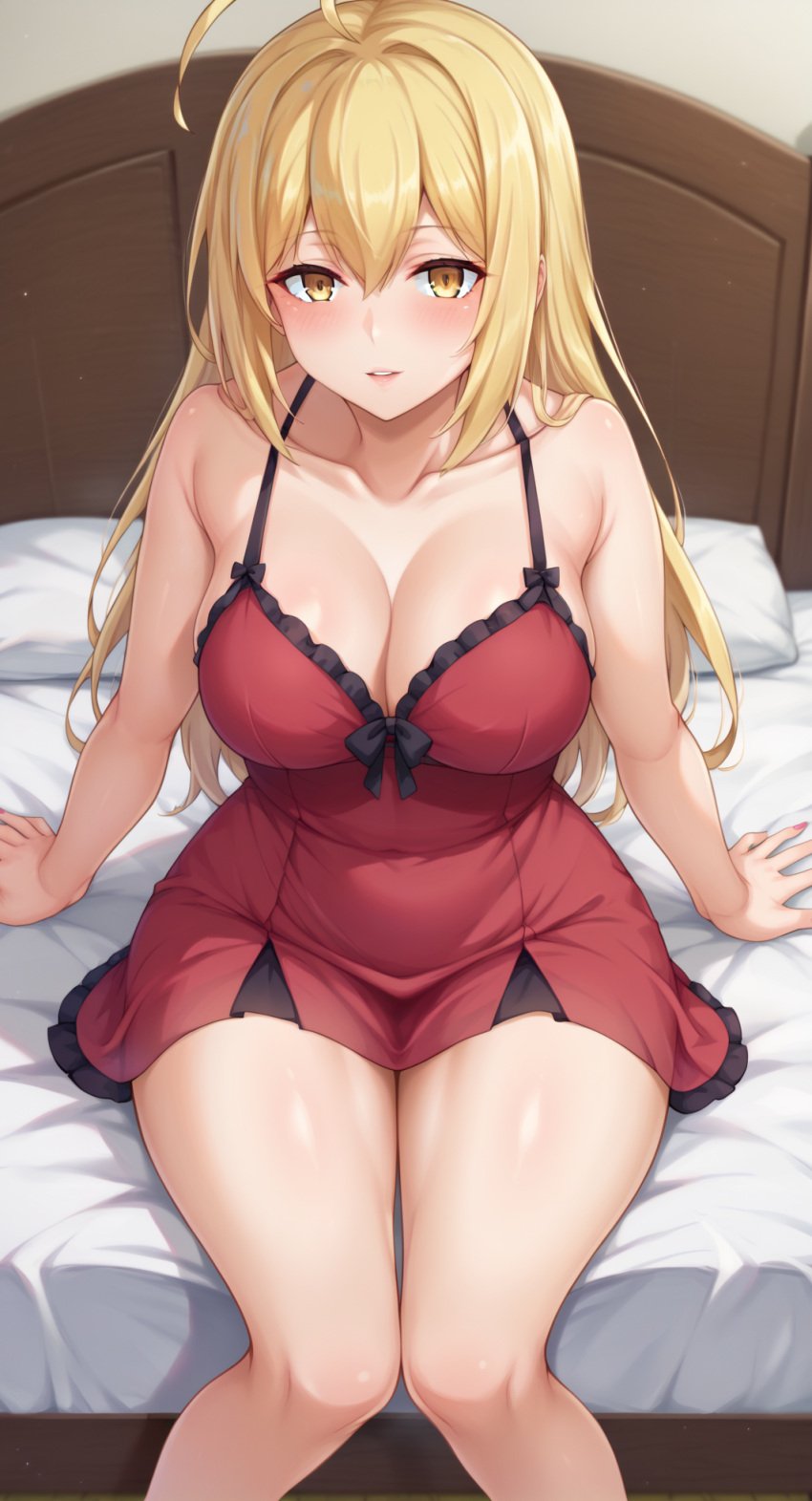 ai_generated aiz_wallenstein big_breasts dungeon_ni_deai_wo_motomeru_no_wa_machigatteiru_darou_ka kawaii_waifus lingerie patreon preview thick_thighs