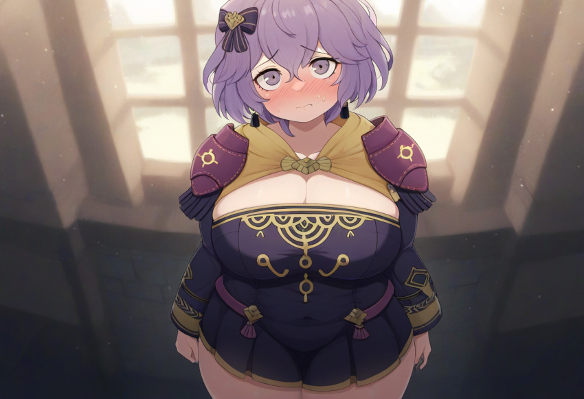 1girls ai_generated bernadetta_von_varley fire_emblem fire_emblem:_three_houses huge_breasts nintendo novelai solo solo_female thick_thighs wide_hips