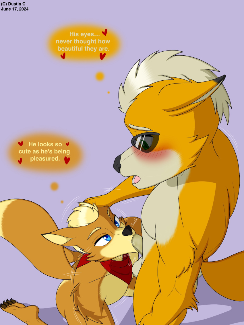 anthro ass balls blowjob blue_eyes blush canid canine digital_media_(artwork) duo dustin_c ears_down english_text erection eyewear father father_(lore) father_and_child father_and_child_(lore) father_and_son father_and_son_(lore) father_sucking_son fellatio fox fox_mccloud fur gay gay_sex genitals glasses green_eyes hair hi_res incest incest_(lore) james_mccloud kerchief kneeling male male/male mammal motion_lines neckerchief nintendo nude onomatopoeia open_mouth oral oral_sex orange_body orange_fur parent parent_(lore) parent_and_child parent_and_child_(lore) parent_and_son parent_and_son_(lore) penetration penile penis penis_in_mouth pivoted_ears red_kerchief red_neckerchief sex simple_background son son_(lore) sound_effects star_fox sunglasses tail teeth text thought_bubble tongue