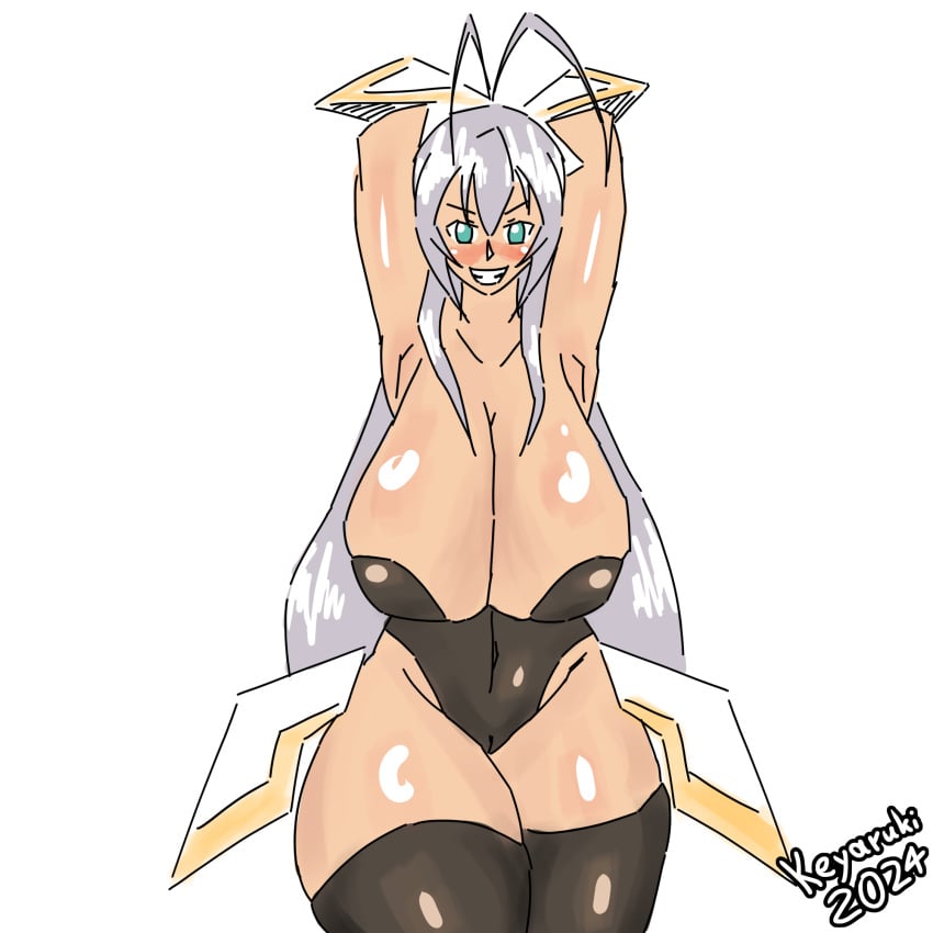 1female 1girls 2d 2d_(artwork) ass big_ass big_breasts big_hips big_thighs boobs_bigger_than_head breasts female female_focus female_only flat_colors gigantic_breasts girlfailure high_school_dxd high_school_dxd_hero hips keyaruki massive_breasts milf rossweisse shiny_skin signature simple_background simple_coloring solo solo_focus standing strong_woman thick_thighs thighs twitter_link unrealistic_proportions voluptuous voluptuous_female