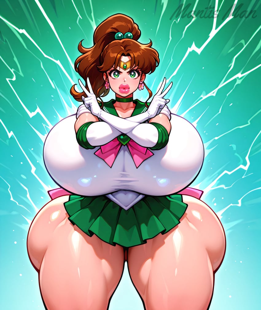 1girls ai_generated back_bow big_lips bimbo bimbo_body bimbo_lips bimbofied bishoujo_senshi_sailor_moon bow bowtie breasts_bigger_than_head brooch brown_hair brown_hair_female choker circlet closed_mouth cowboy_shot curvy curvy_female curvy_figure deviantart earrings elbow_gloves female female_focus female_only flower_earrings gigantic_breasts gloves green_background green_eyes green_eyes_female green_miniskirt hair_bobbles hair_ornament heart_brooch hourglass_figure hourglass_figured_female huge_ass huge_butt huge_thighs legs_apart light-skinned_female light_skin lightning looking_at_viewer magical_girl makoto_kino mantis_man medium_hair medium_hair_female miniskirt parted_bangs pink_bow pink_bowtie ponytail sailor_mars sailor_senshi_uniform self_upload short_sleeves sidelocks signature solo solo_female solo_focus stable_diffusion standing straight-on thick_ass thick_legs thick_lips thick_thighs v-shaped_eyebrows voluptuous voluptuous_female watermark white_gloves x_arms