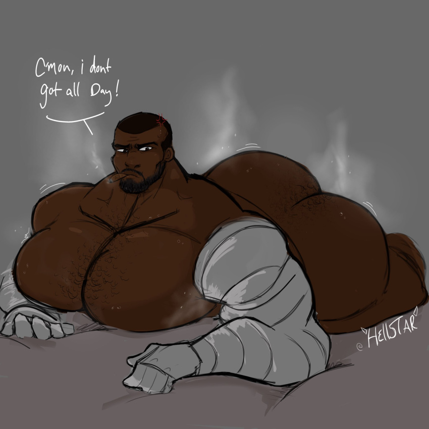 1boy 1human 1male african angry_expression bara bara_ass bara_tiddies bara_tits barazoku big_ass big_ass_(male) big_butt big_pecs brown_skin bubble_ass bubble_butt cybernetic_arm dark-skinned_male dark_skin dilf dumptruck_ass dumptruck_butt ebony fat_ass fat_butt grumpy hell5tar huge_ass huge_butt huge_pecs jax_briggs large_ass large_butt large_pectorals male male_focus male_only manboobs massive_ass massive_butt massive_pecs melanin moobs mortal_kombat no_visible_genitalia plump_ass plump_butt round_ass round_butt smoking_cigar solo solo_focus solo_male thick_ass thick_butt very_dark-skinned_male very_dark_skin