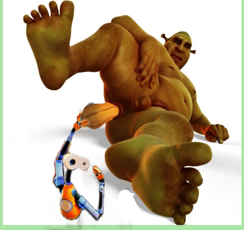 ass ass_play clone insertion male male_only non-human non-human_only overweight penetration shrek shrek_(series) squash the_last_clockwinder