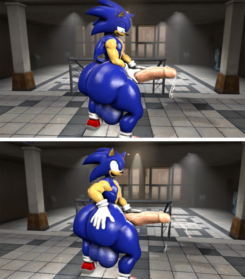 3d ass big_butt big_penis cum fur huge_butt hyper hyper_butt hyper_penis male male_only mammal nipples nude penis short_ears sonic_(series) sonic_the_hedgehog source_filmmaker thick_thighs toxictigerex