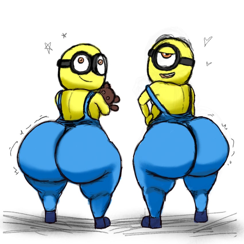 ass big_booty despicable_me fat_ass male_only minions_ shortstack thick_ass thick_assrn1boy