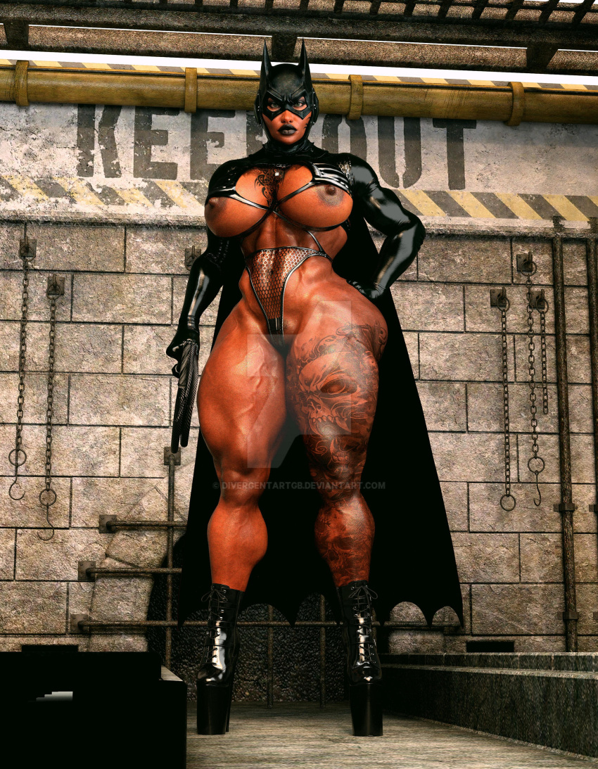 1girls 3d ass athletic athletic_female batman_(cosplay) batman_(series) batwoman big_ass big_breasts big_butt big_lips big_thighs black_lips breasts brown-skinned_female brown_body brown_skin curvaceous curvy curvy_figure dark-skinned_female dark_skin dc dc_comics divergentartgb female female_focus fit fit_female front_view high_heel_boots high_heels hips hourglass_figure huge_ass huge_breasts huge_thighs large_ass large_breasts large_thighs legs lips original original_character platform_boots platform_heels standing thick thick_hips thick_legs thick_lips thick_thighs thighs voluptuous voluptuous_female waist watermark whip wide_ass wide_hips wide_thighs