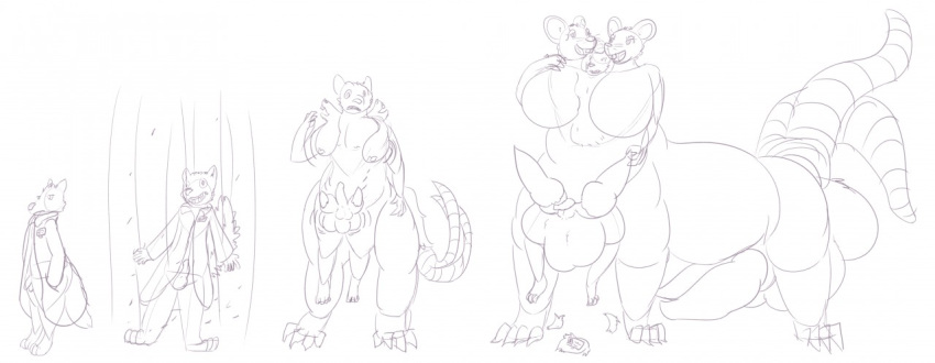 1boy 1futa 3_heads accident animal_genitalia anthro anthrofied balls body_control breasts canine chimericalwaltz clothing conjoined curvy diphallia diphallism erection frontal_taur_balls frontal_taur_genitals frontal_taur_penis furry futa_only futanari futanarization growth held_up huge_penis hyper hyper_balls hyper_penis intersex knot large_penis lift_up male mammal merging monochrome mouse multi_balls multi_genitalia multi_head multi_leg multi_limb multi_penis multi_tail nude penis rodent size_difference sketch taur teleportation tetraphallia thick_thighs torn_clothing transformation transformation_(body_part) triphallia wide_hips wolf