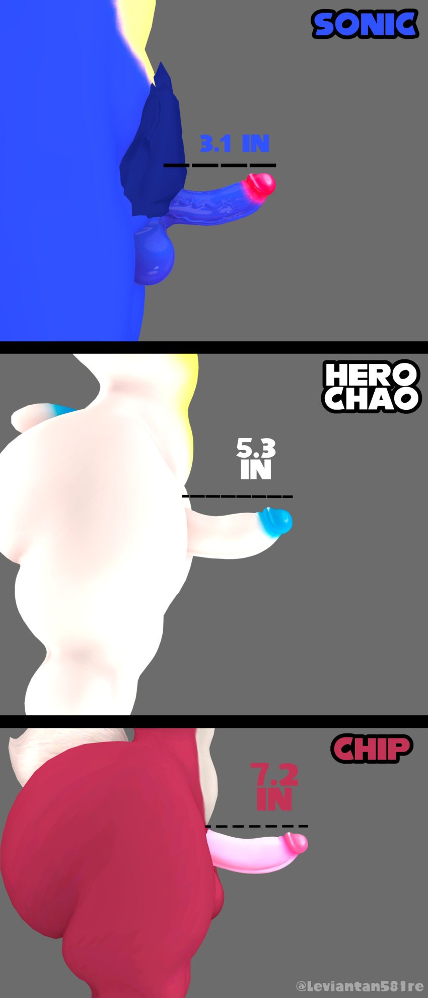 3boys chao_(sonic) chip_(sonic) comparing comparing_penis comparing_sizes hero_chao leviantan581re light_gaia penis_size_chart penis_size_difference sonic_(series) sonic_the_hedgehog sonic_the_hedgehog_(series)