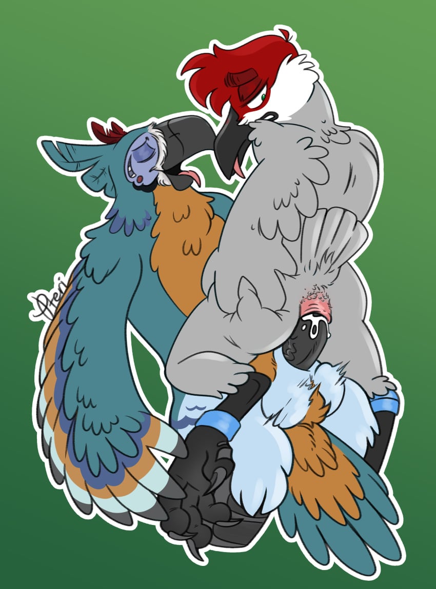 2boys absurd_res anal anal_sex animal_genitalia animal_penis avian avian_feet bird breath_of_the_wild crane_(bird) furry furry_only gay gay_sex genitals gruiform hi_res kass_(tloz) kass_(zelda) male male/male nintendo no_humans penetration penile penile_penetration penis pteri_(artist) pteri_(character) the_legend_of_zelda