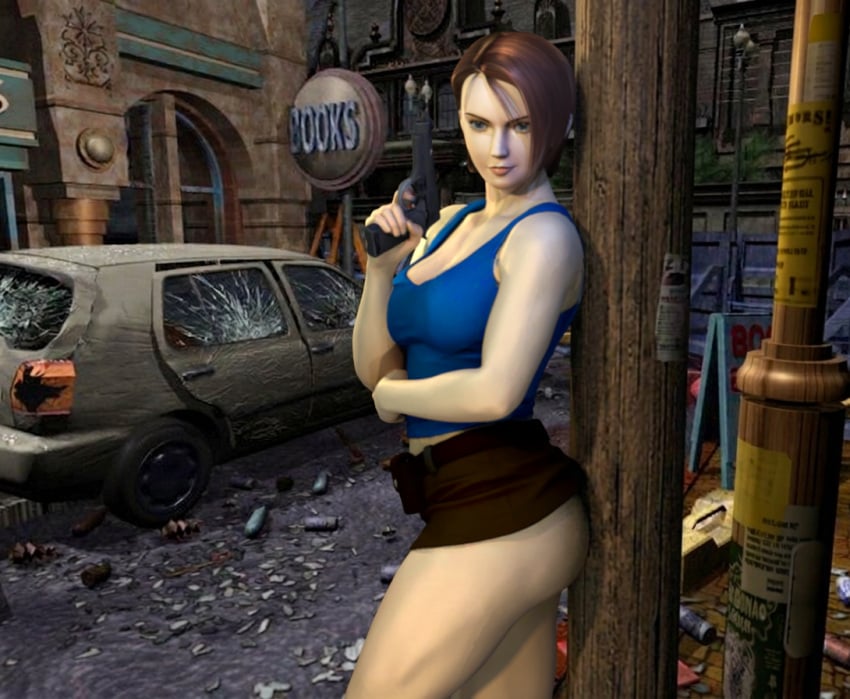 Jill Valentine (Blonde) Rule 34 Image