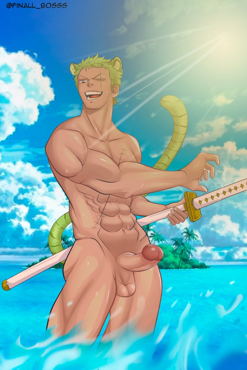 Roronoa Zoro (One Piece) Rule 34 Image