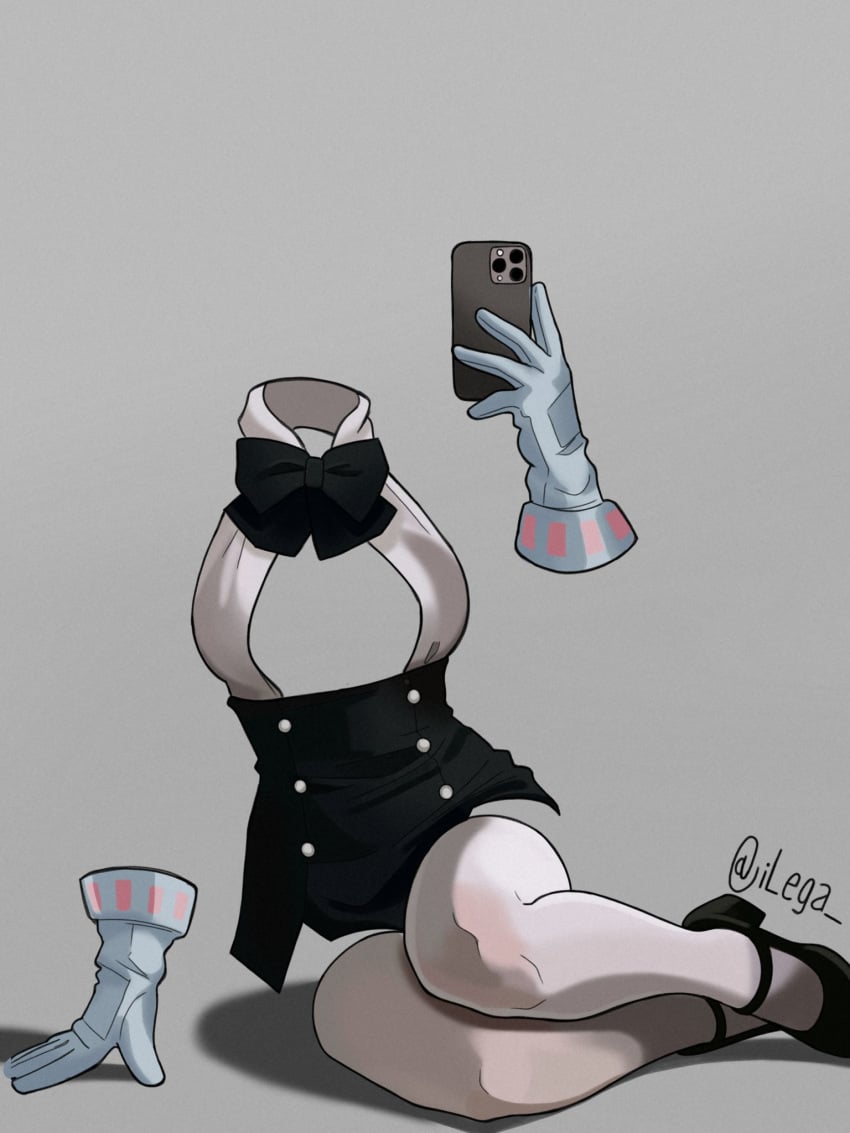 1girls big_breasts breasts clothing female female_focus female_only gloves hagakure_tooru huge_breasts ilega invisible looking_at_viewer my_hero_academia my_hero_academia_(finale) post-timeskip selfie swf thick_thighs tooru_hagakure tooru_hagakure_(invisible)