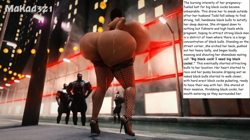 3d caption cheating cheating_wife dark-skinned_male huge_ass huge_breasts hyper_ass interracial large_ass large_penis makad321 mrs.cockers outdoor_nudity outdoors outside rain skyrim
