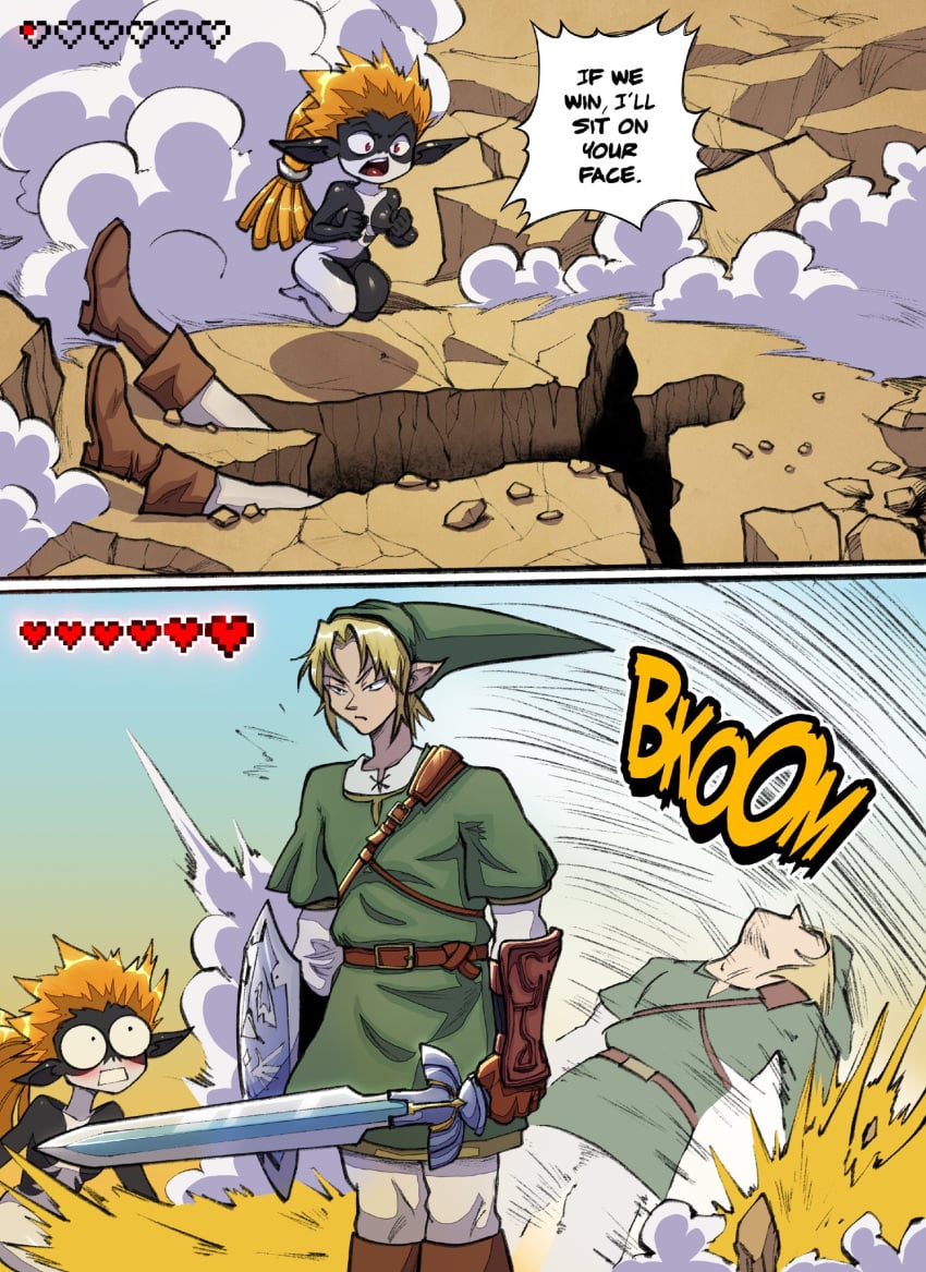 Link (The Legend Of Zelda) Rule 34 Image