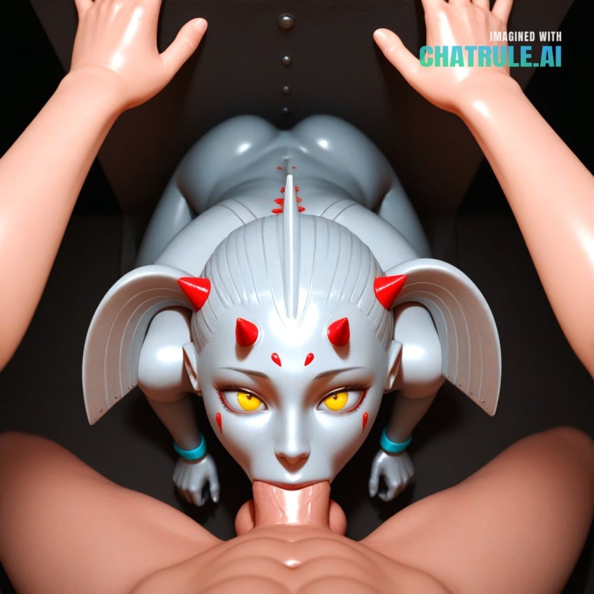 1girl 3d ai_assisted ai_generated alien back_against_wall balls_deep deep deepthroat dominated face_fuck facing_viewer hands_tied_above_head high_quality highres horns mother_of_ultra petite_body pov realistic ripped_clothes silver_skin sitting_on_knees skinny small_breasts small_tits tiny_tits twin_tails yellow_eyes young