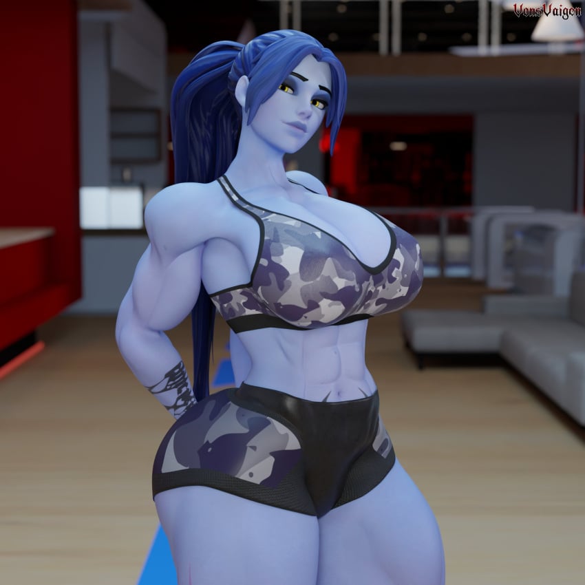 1girls 3d activision amelie_lacroix ass big_ass big_breasts big_thighs blizzard_entertainment blue-skinned_female blue_body blue_skin breasts bubble_ass bubble_butt bust busty chest curvaceous curves curvy curvy_figure female female_only hips hourglass_figure huge_ass huge_breasts large_ass legs mature mature_female muscular muscular_female overwatch overwatch_2 slim_waist thick thick_ass thick_hips thick_legs thick_thighs thighs voluptuous voluptuous_female vonsvaigen waist wide_hips wide_thighs widowmaker