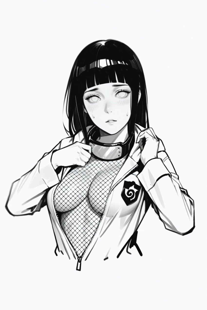 1girls ai_generated black_hair hyuuga_hinata long_hair naruto naruto_(series) solo solo_female tagme