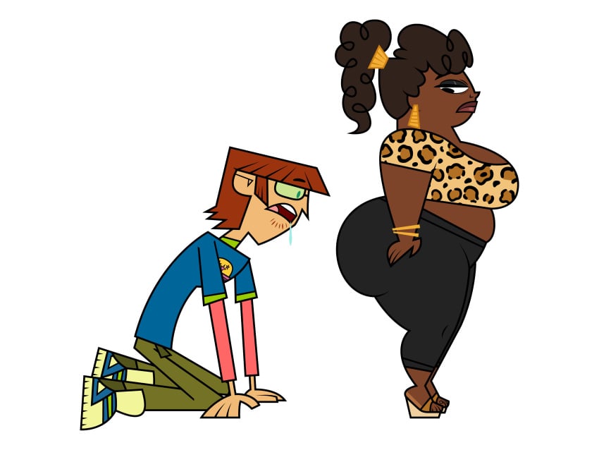 animal_print ass ass_focus ass_grab ass_up bbw bbw_mom big_ass big_breasts big_butt black_body breasts brown_hair cartoon_network dark-skinned_female dark_skin dat_ass ebony eyeshadow fat_ass female female_focus female_only gold_earrings harold_(tdi) heels high_heels hoop_earrings huge_ass huge_breasts jk94 large_ass large_breasts large_thighs leather_leggings leshawna's_mom mature mature_female mature_woman milf open_toe_shoes platform_heels ponytail profile_view tagme thick thick_ass thick_thighs total_drama_(series) total_drama_island total_dramarama white_background wide_hips