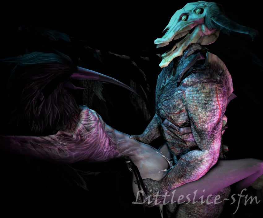 3d avian capra_demon cum cum_in_pussy cum_inside dark_souls dark_souls_2 demon female flat_chested fromsoftware littleslice-sfm male ornifex penetration pussy_juice source_filmmaker submissive vaginal_penetration video_games