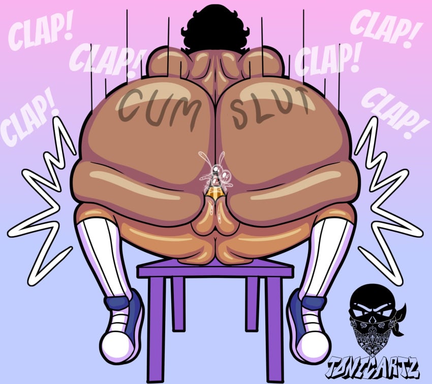 2boys anal anal_sex ass ass_focus balls big_ass big_butt black_hair clapping_cheeks cripto cum_slut cumslut farik_pipes fat_ass femboy gay gigantic_ass gigantic_butt huge_ass huge_butt hyper_ass lard_ass large_ass male male/male male_only massive_ass nude onomatopoeia original outside penis sex size_difference tagme thick_thighs tonicartz wide_ass wide_hips writing_on_ass