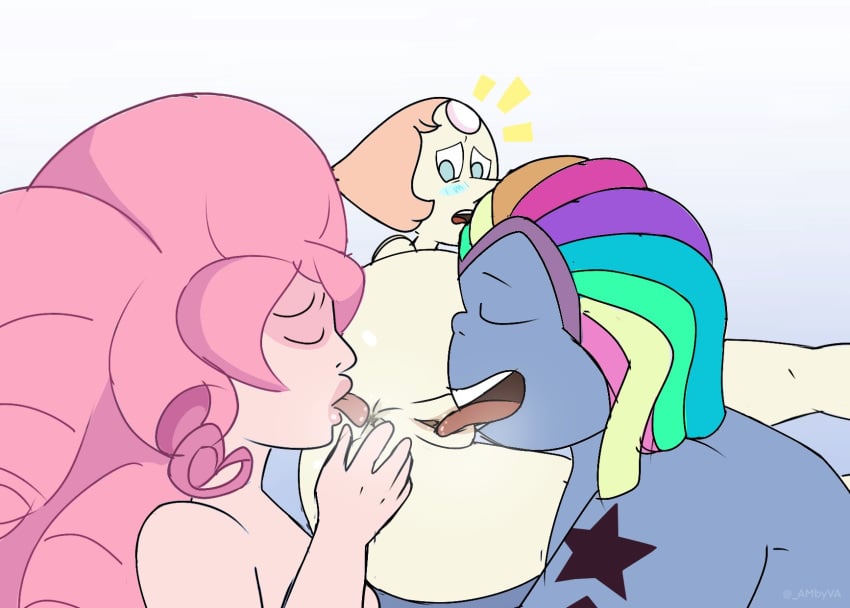 ambyva anilingus ass_eating bbw bismuth_(steven_universe) blush cartoon_network cunnilingus doublelingus gem_(species) pearl_(steven_universe) rimming_female rose_quartz_(steven_universe) steven_universe threesome yuri