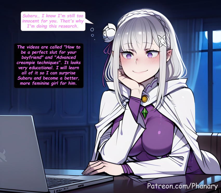 Emilia (Re:Zero) Rule 34 Image