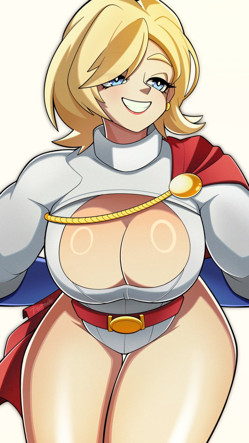 Power Girl Cosplay Pose (Missfaves) Rule 34 Image