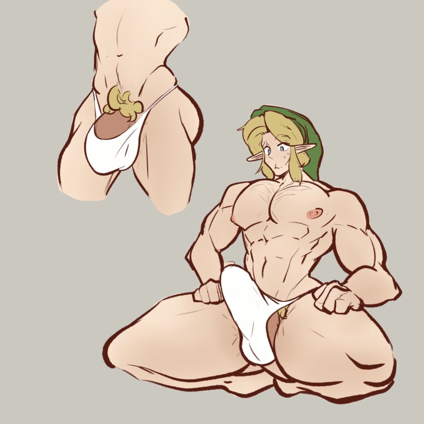 bulge jja_nap link link_(ocarina_of_time) male male_only ocarina_of_time pitching_a_tent pubes the_legend_of_zelda the_legend_of_zelda:_ocarina_of_time thong underwear