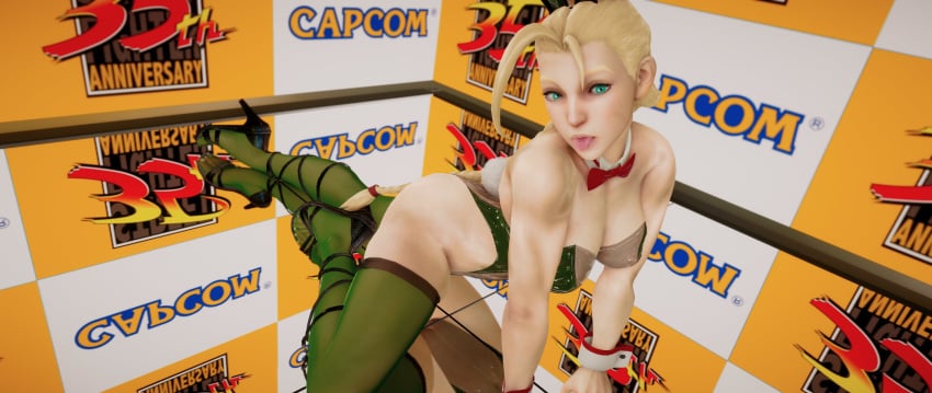 3d athletic athletic_female bare_shoulders bunny_ears bunny_girl bunnysuit busty cammy_white capcom cleavage ecchi_fighties female female_focus female_only hourglass_figure pinup pinup_pose skimpy skimpy_clothes street_fighter street_fighter_v tagme wide_hips