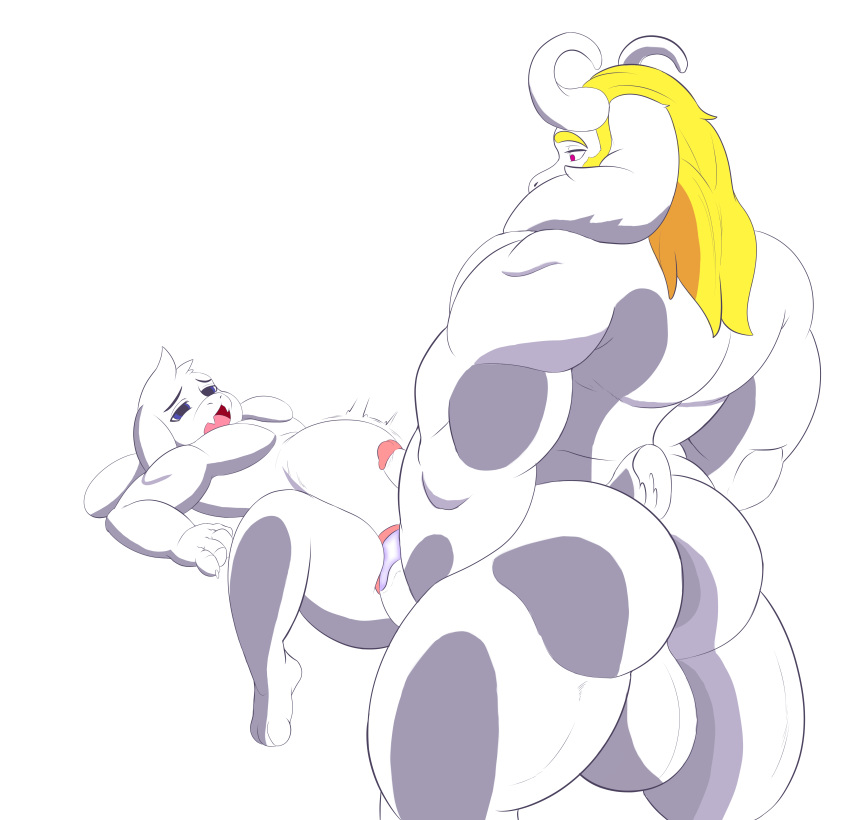 2boys 3_toes 4_fingers age_difference anal anal_sex asgore_dreemurr asriel_dreemurr ass backsack balls bara blonde_hair caprine cum cum_inside drreverb duo father fur goat hair head_tuft horn incest inflation male male_only mammal neokandra open_mouth parent penetration penis simple_background size_difference son stomach_bulge toes undertale video_games white_background white_fur