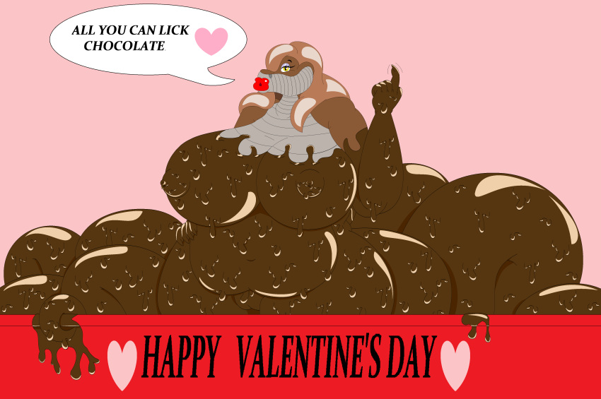 anthro breasts bugboy1 candy chocolate day disney female food fusion holidays kaa nipples nude overweight reptile rule_63 scalie snake solo the_jungle_book valentine's_day