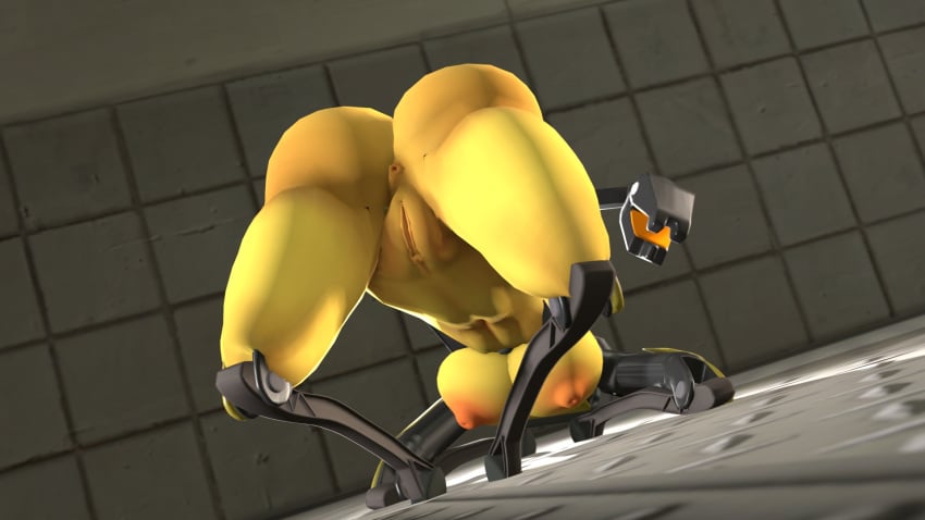 1girls 3d ass boston_dynamics breasts female female_focus feral futuristic geetee living_machine machine mammal nude pussy robot solo_focus source_filmmaker spotmini