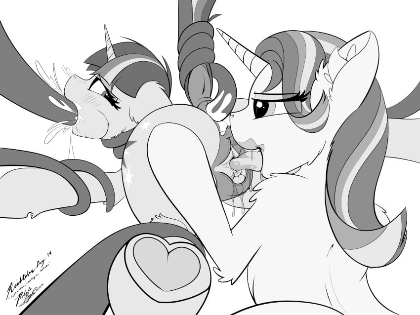 2018 absurdres alicorn anal anus asphyxiation bondage bound choking clitoris cum cum_from_nose cum_in_mouth cum_in_nose cunnilingus equine female friendship_is_magic highres horn horse invalid_tag kinktober kinktober2018 looking_back mammal monochrome my_little_pony oral page_14 pedalspony_(artist) pony puffy_anus pussy pussy_juice raised_tail sex starlight_glimmer strangling suspension tentacles twilight_sparkle_(mlp) unicorn urethra vaginal wings yuri