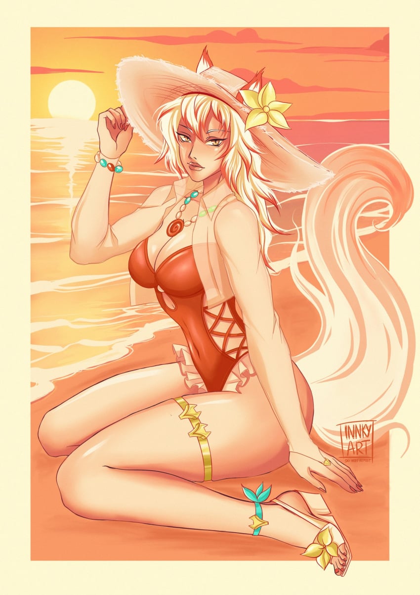 White Fox (Coastal Kumiho) Rule 34 Image