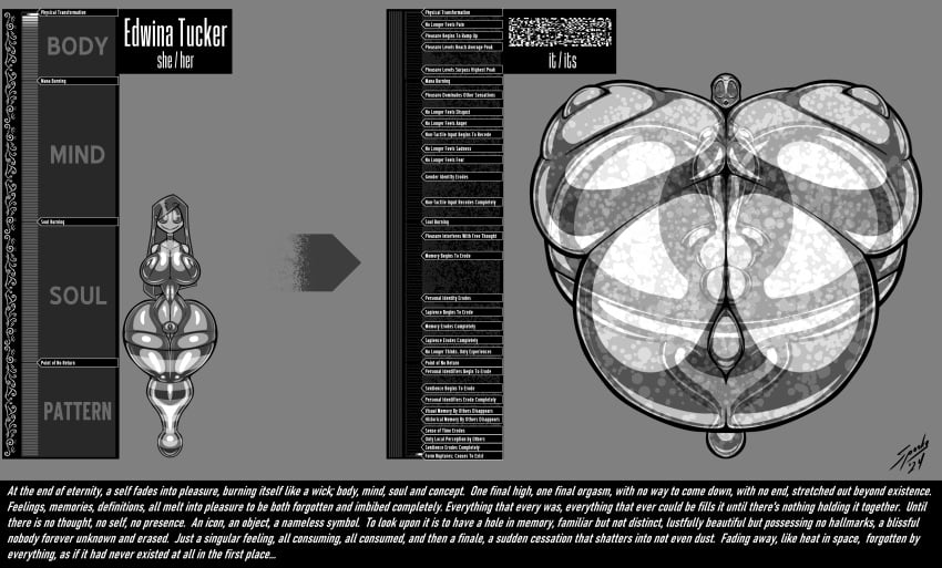 2024 absurd_res ambiguous_fluids anthro anthro_to_inanimate ass avian belly belly_expansion big_belly big_breasts big_butt bird bloated breast_expansion breasts bubbling butt_expansion close_to_bursting corvid death eddie_stripesocks edwina_tucker existential expansion female female_death fluid_inflation gender_erasure hi_res huge_belly huge_breasts huge_butt humanoid imminent_death imminent_popping imminent_snuff inanimate_transformation inflatable inflation latex_body mind_break monochrome oscine passerine peril permanent_transformation personality_death saliant sex_toy sex_toy_transformation snuff solo solo_focus solo_in_panel story story_in_description story_in_picture suicide transformation translucent translucent_body ui willing_death