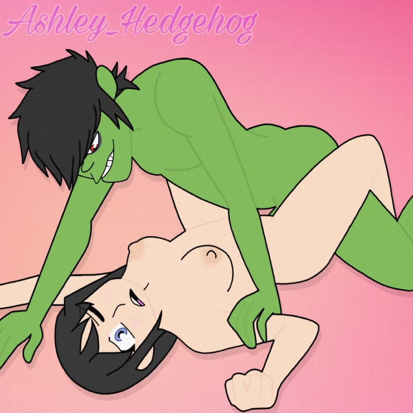 gorillaz green_skin murdoc_niccals oc oc_x_canon starlightsn1