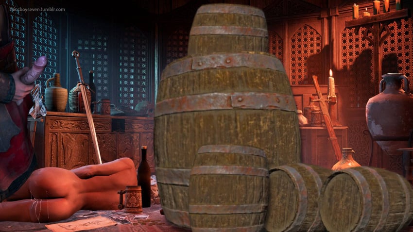 3d after_anal after_rape anal bottomless ciri drunk edit leaking_cum phillip_strenger the_witcher_(series) the_witcher_3:_wild_hunt thiccboysteven