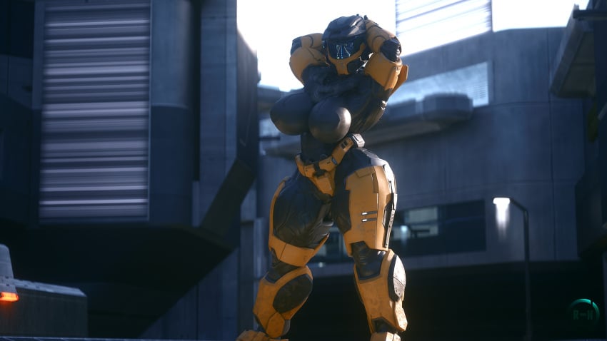 1girls absurd_res armor big_ass big_breasts big_butt blender blender_(software) clothed clothing female female_spartan_(halo) halo_(game) halo_(series) hi_res highres microsoft power_armor presenting runn1non solo spartan_(halo) xbox_game_studios