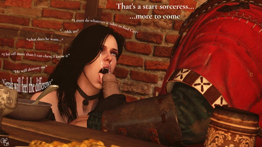 bukkake cheating cheating_girlfriend deceit edit huge_cock licking_penis licking_tip manipulation ntr on_knees phillip_strenger sexual_favor the_witcher_3:_wild_hunt tricked tricked_into_sex weebstank yennefer