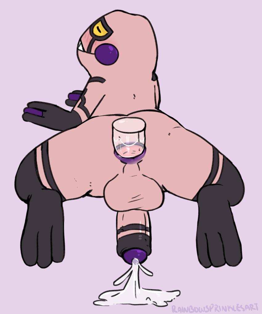 2boys 3_fingers 3_toes alternate_color amphibian anal anal_sex anthro anus ass balls big_penis black_skin blush closed_eyes croagunk cum cum_while_penetrated cumshot disembodied_penis ejaculation feet foreskin full-length_portrait gay glans hands-free humanoid_penis lying male male_only nintendo nude on_front orgasm partially_retracted_foreskin penetration penis perineum pink_background pink_balls pink_skin pokémon_(species) pokemon pokemon_(species) pokemon_dppt portrait precum purple_anus purple_skin rainbowsprinklesart rear_view retracted_foreskin sex simple_background solo_focus testicles text toes uncircumcised uncut video_games watermark yaoi