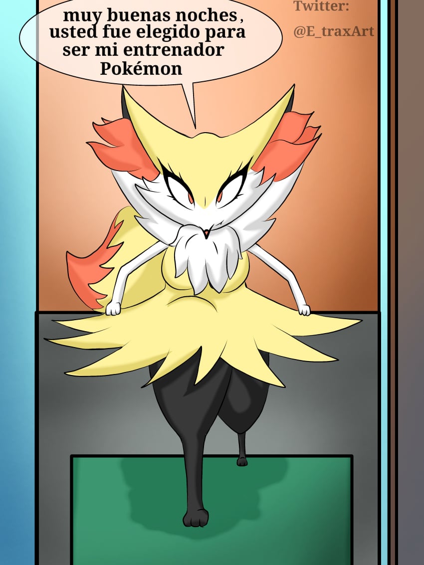 anthro braixen e-trax furry pokémon_(species) pokemon pokemon_(species)