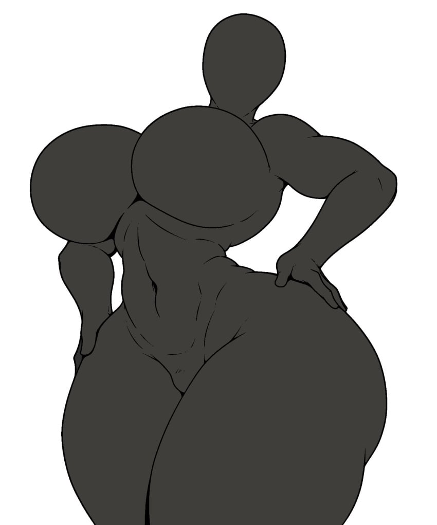 1girls child_bearing_hips edit faceless faceless_character huge_thighs humanized large_breasts looking_at_viewer meme methados original original_character shitpost thick_thighs wide_hips